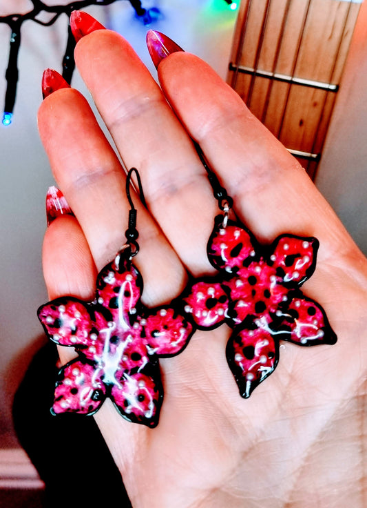 Monster Flower Earrings