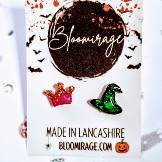 Elphaba and Glinda, witches of OZ, Wicked inspired, HALLOWEEN Collection