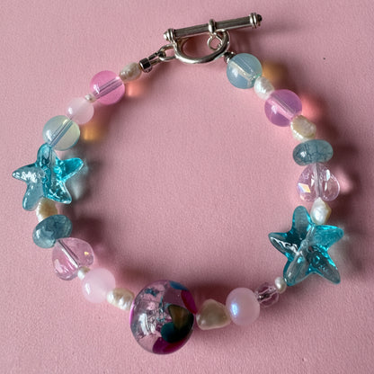 Handmade Shell Bead Bracelet