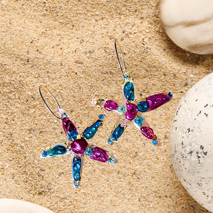 Handmade Starfish Resin Earrings