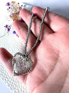 Irridescent Bubble Heart Beaded Bracelet| Handmade Resin Fairycore Jewellery