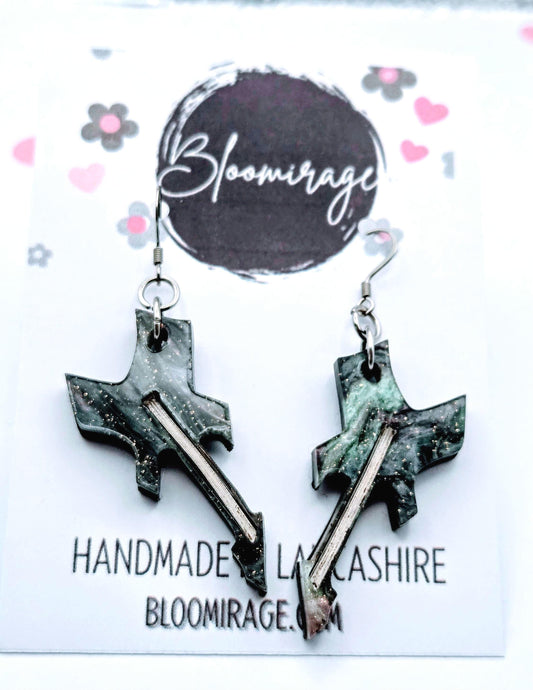 Eddie Munson Electric Guitar Earrings | Stranger Things | Hypoallergenic & Lightweight