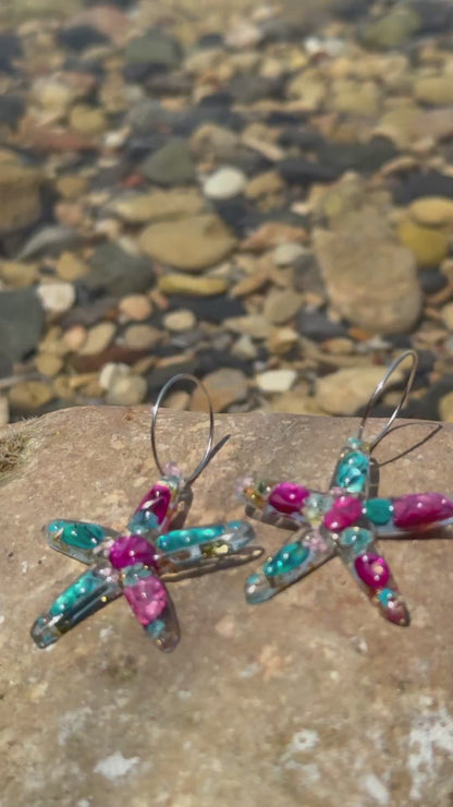 Handmade Starfish Resin Earrings
