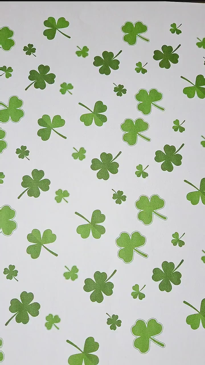 Shamrock & Lucky Horseshoe Mismatch Stud Earrings | St Patricks Day | Irish Theme | Handmade Jewellery