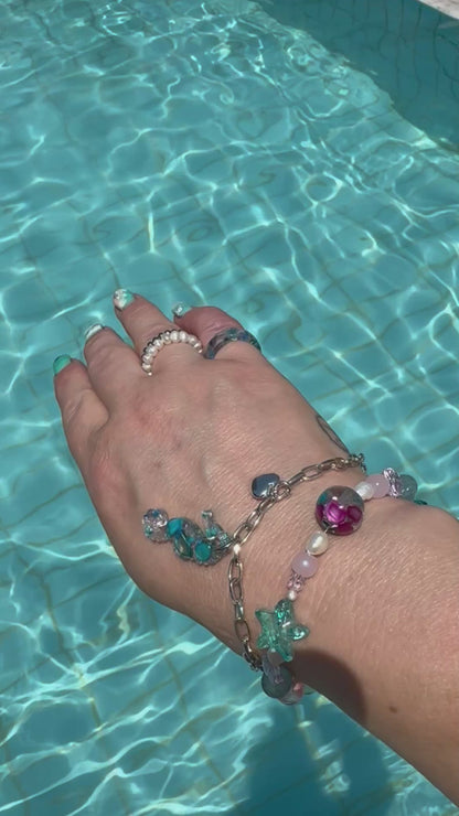 Handmade Shell Bead Bracelet
