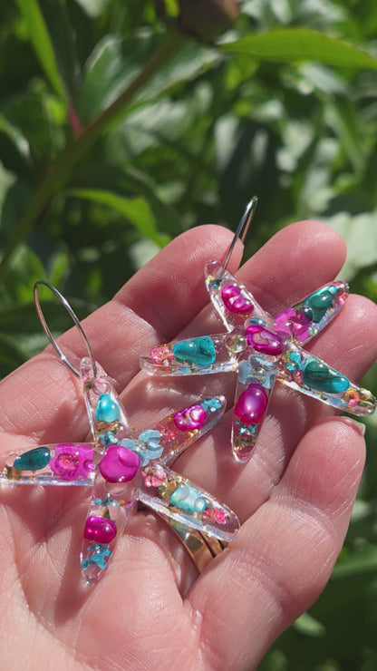 Handmade Starfish Resin Earrings